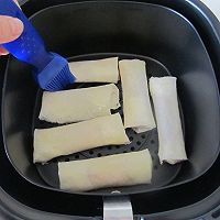 空气炸锅试用之香炸韭黄春卷#九阳烘焙剧场#的做法图解11