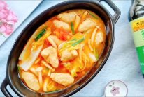 #李锦记X豆果 夏日轻食美味榜#鸡肉丸蔬菜汤的做法