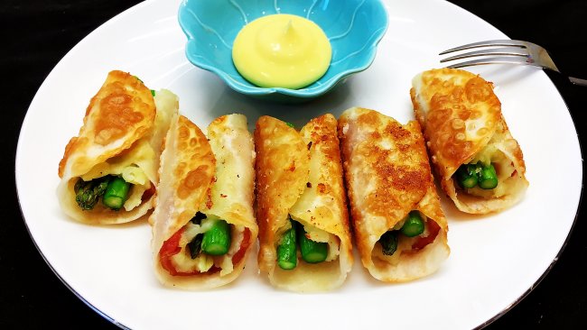 #一起土豆沙拉吧#土豆培根卷的做法