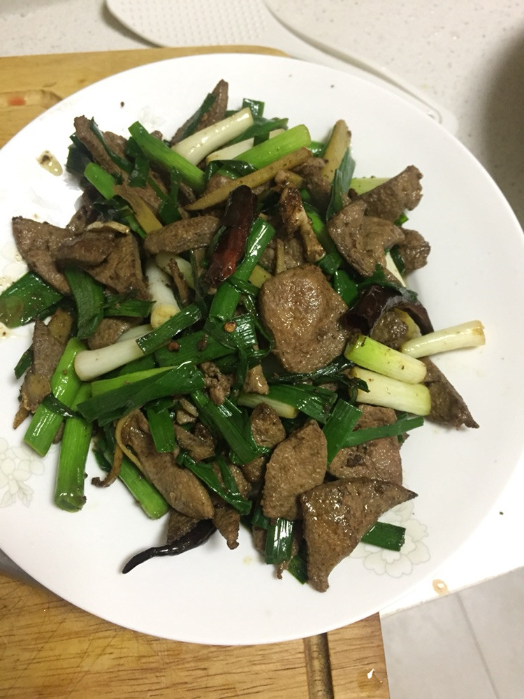 炒猪肝的做法