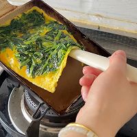 菠菜鸡蛋饼的做法图解5