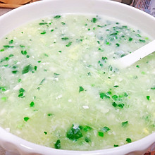 清淡爽口～香菜杏仁羹