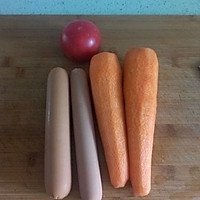 火腿抓饭的做法图解1