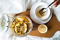 柠檬百香果蜂蜜茶