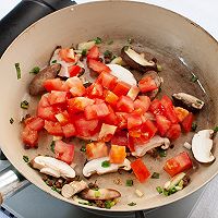 椒麻西红柿香菇烧豆腐的做法图解5