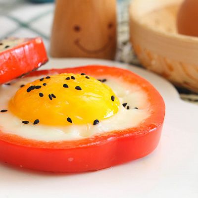 彩椒煎蛋  宝宝健康食谱