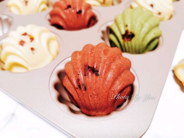 蔓越莓三色玛德琳