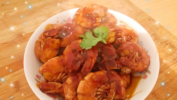 姜丝油焖大虾