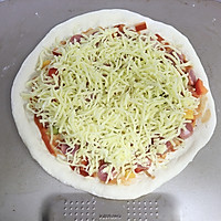 #安佳马苏里拉芝士挑战赛# 无油脆底香肠披萨的做法图解8