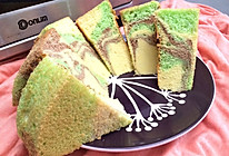 迷彩戚风蛋糕#东菱DL-K40C岩烤烤箱#的做法