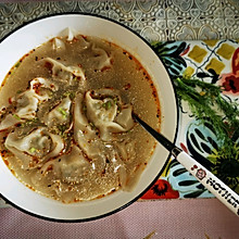 茴香苗猪肉馄饨