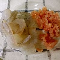 婴儿辅食——鲜肉虾仁芦笋水饺的做法图解4