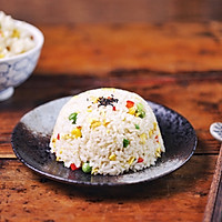 彩色蛋炒饭经典早餐的做法图解10