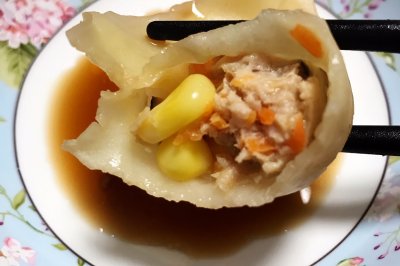 三色饺子