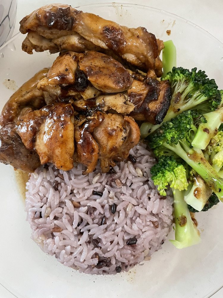 ｛日式定食｝照烧鸡腿饭的做法