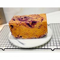 大理石纹紫薯吐司（无需擀形一次发酵）的做法图解12