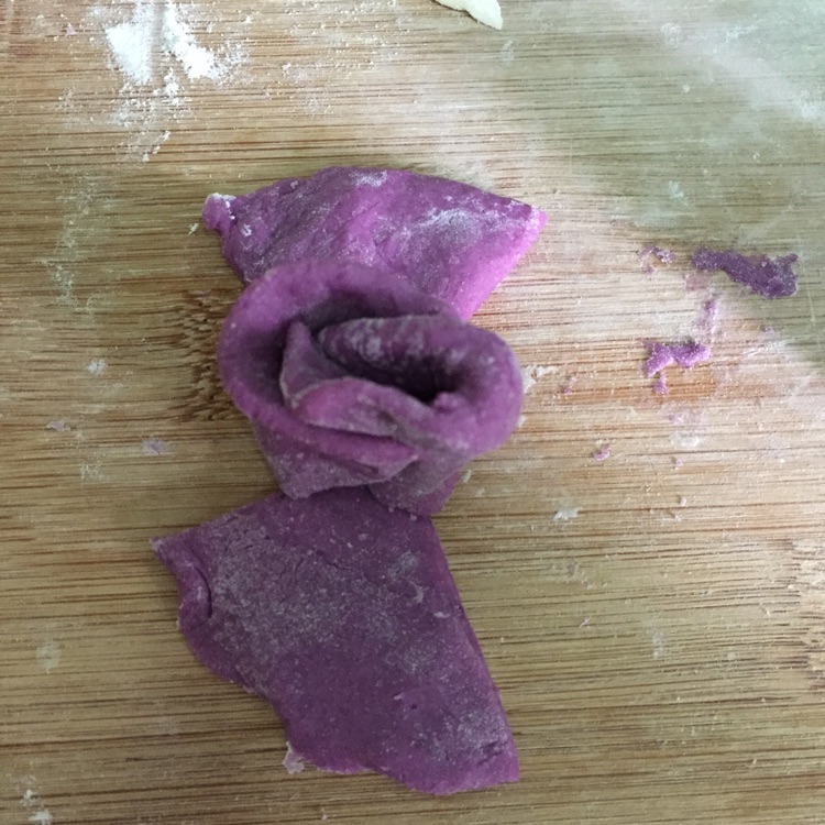 玫瑰花馒头的做法图解8