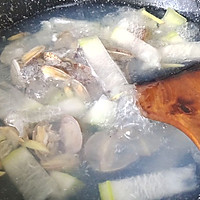 冬瓜花蛤汤的做法图解3