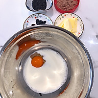 黑芝麻可可麻薯球的做法图解2