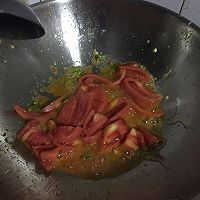 番茄鸡蛋炒金针菇的做法图解4