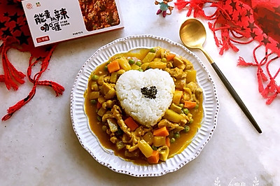 咖喱鸡腿饭