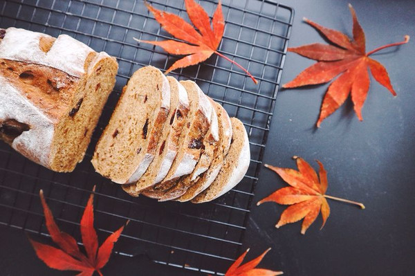 黑糖蔓越莓软欧包