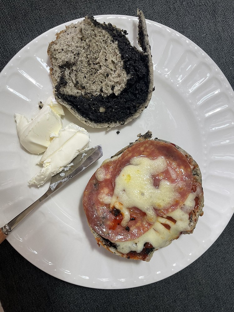 空气炸锅贝果pizza的做法