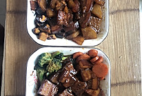 五彩红烧肉的做法