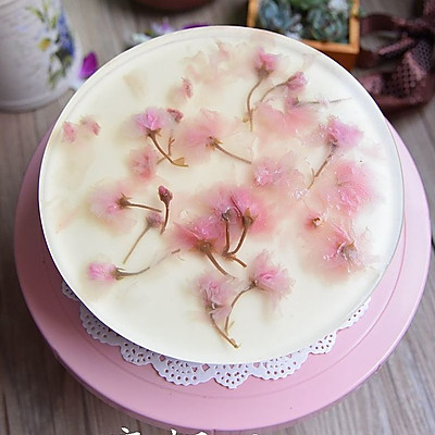 樱花红丝绒芝士蛋糕