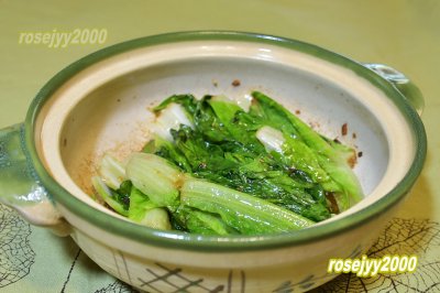 虾酱蒜茸爆生菜