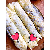 葱香肉末鸡蛋卷的做法图解2