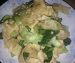 青菜干豆腐的做法