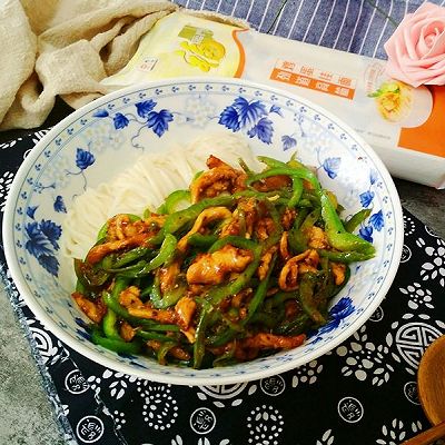 青椒肉丝面
