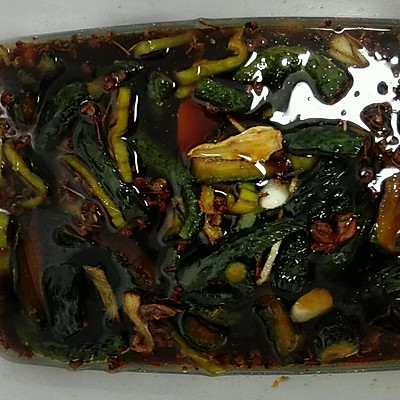 油焖黄瓜咸菜
