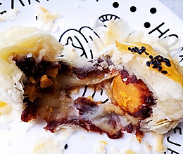 麻薯蛋黄酥的做法