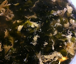 紫菜虾米蛋花汤的做法