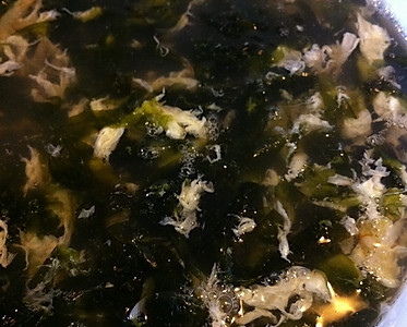 紫菜虾米蛋花汤的做法