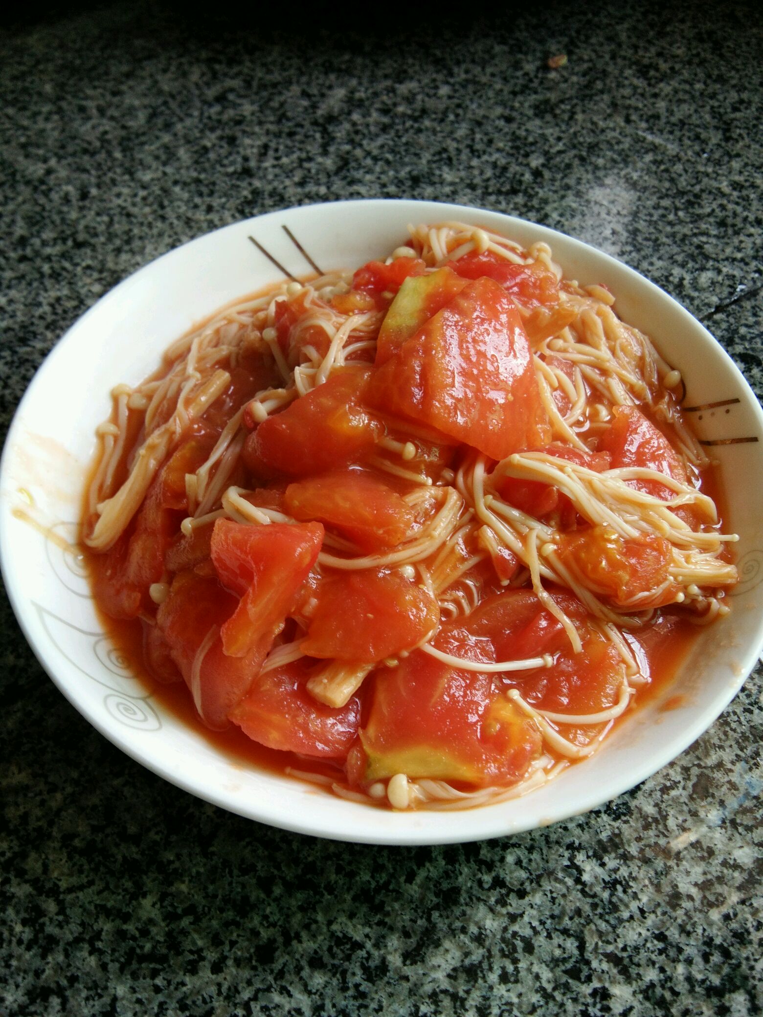 西红柿炒金针菇怎么做_西红柿炒金针菇的做法_豆果美食