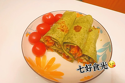美味与健康并存的~~鸡排蔬菜卷儿