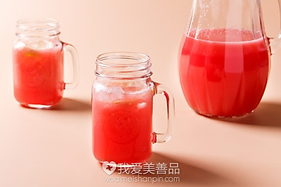 酸酸甜甜的西瓜柠檬水 – 美善品食谱 - 我爱美善品