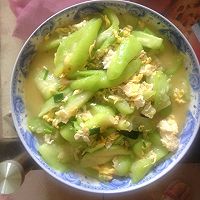 简单的丝瓜炒鸡蛋的做法图解1