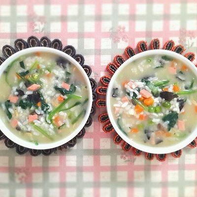 营养什蔬豆汤饭