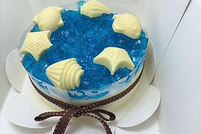 海洋之星白巧克力慕斯蛋糕