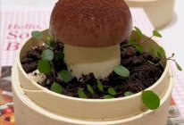 #感恩节烹饪挑战赛#巧克力蘑菇奶冻的做法