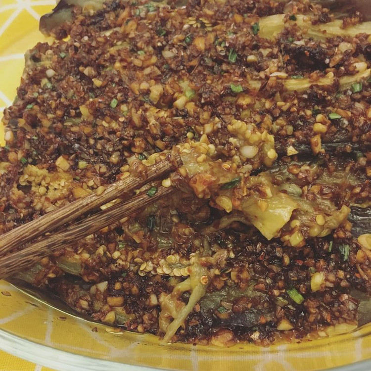 蒜蓉烤茄子的做法