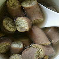 小肠酿蛋绿豆汤的做法图解9