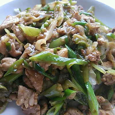 葱爆肉盖浇