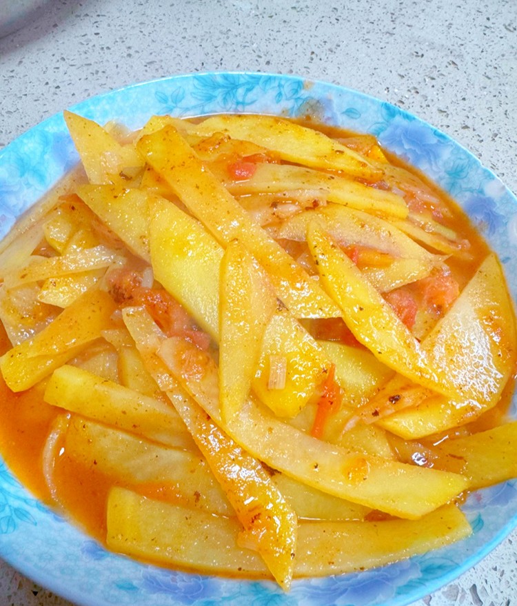 西红柿土豆片的做法