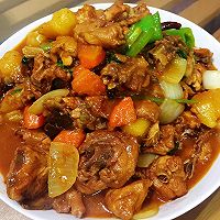 #今天吃什么#沙姜大盘鸡的做法图解9