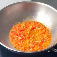 番茄浓汤捞面的做法图解6